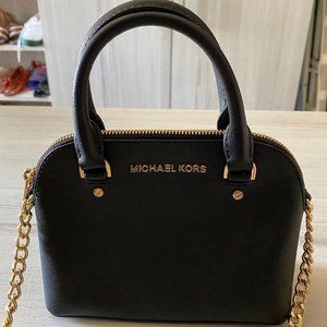Michael Kors Black Saffiano Leather Mini Bag